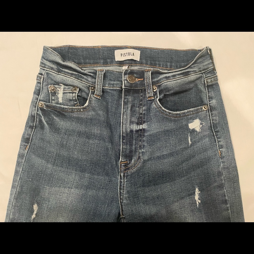 Pistola mid rise skinny jeans size 26